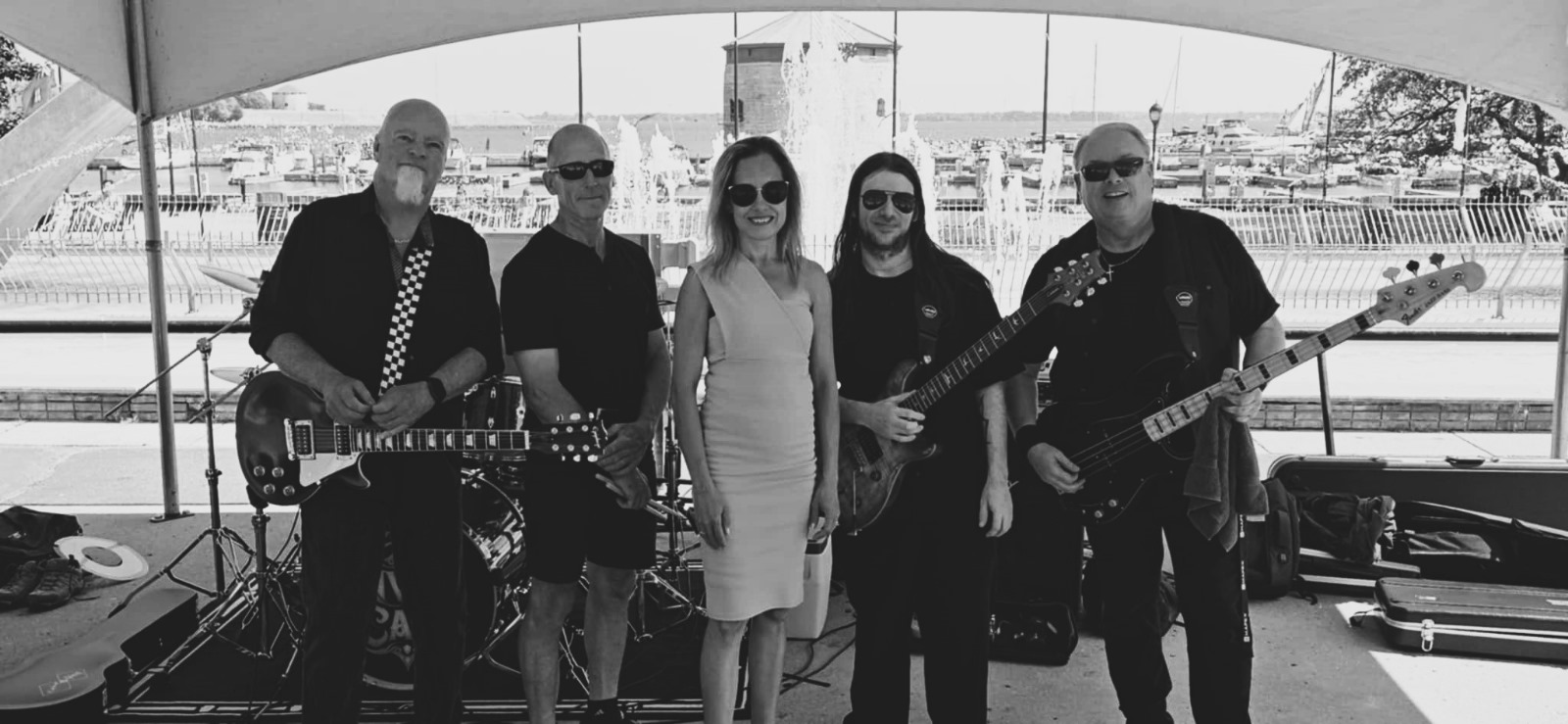 River Cats band shot in downtown Kingston